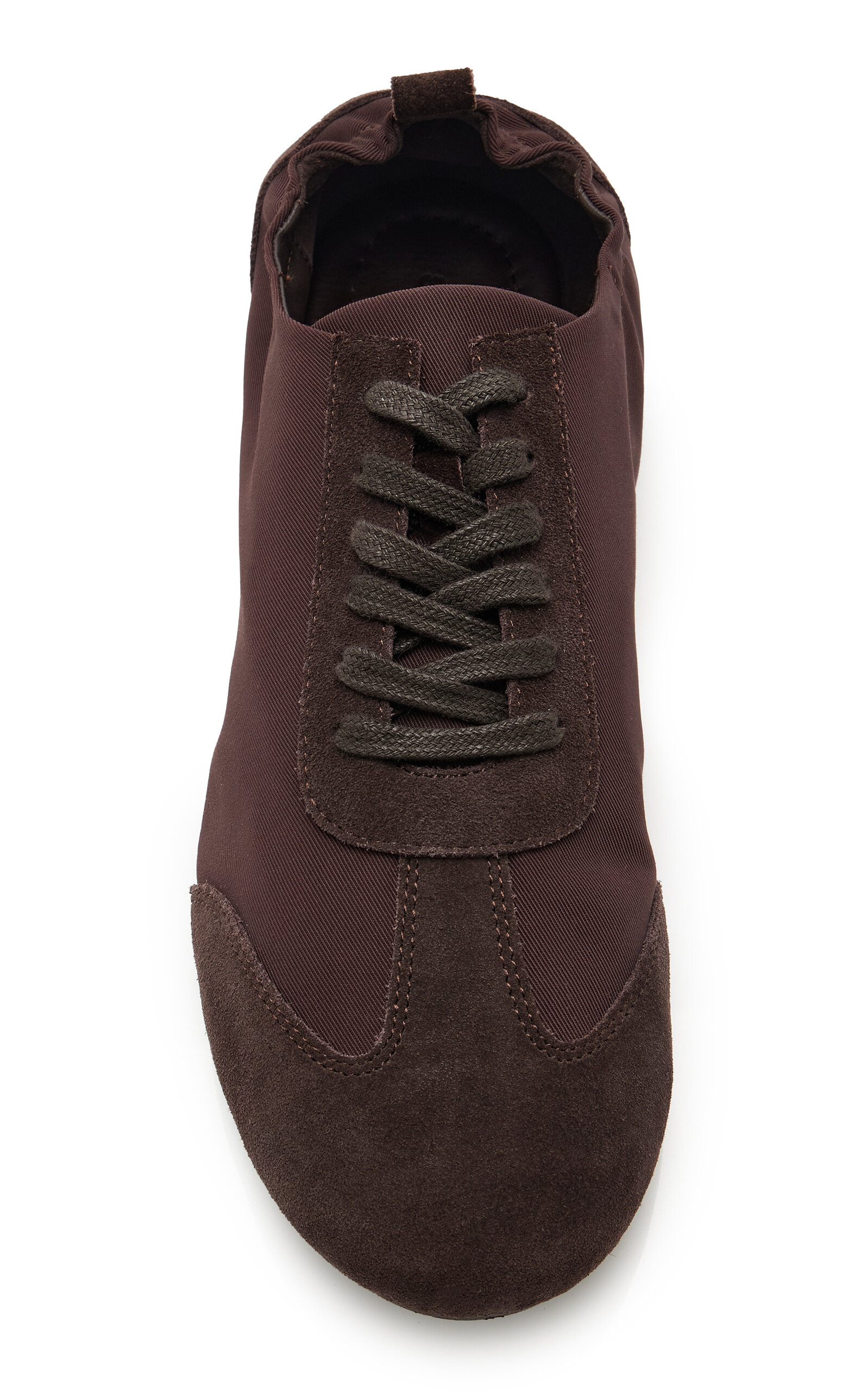 Leather Ballet Sneakers brown - 5