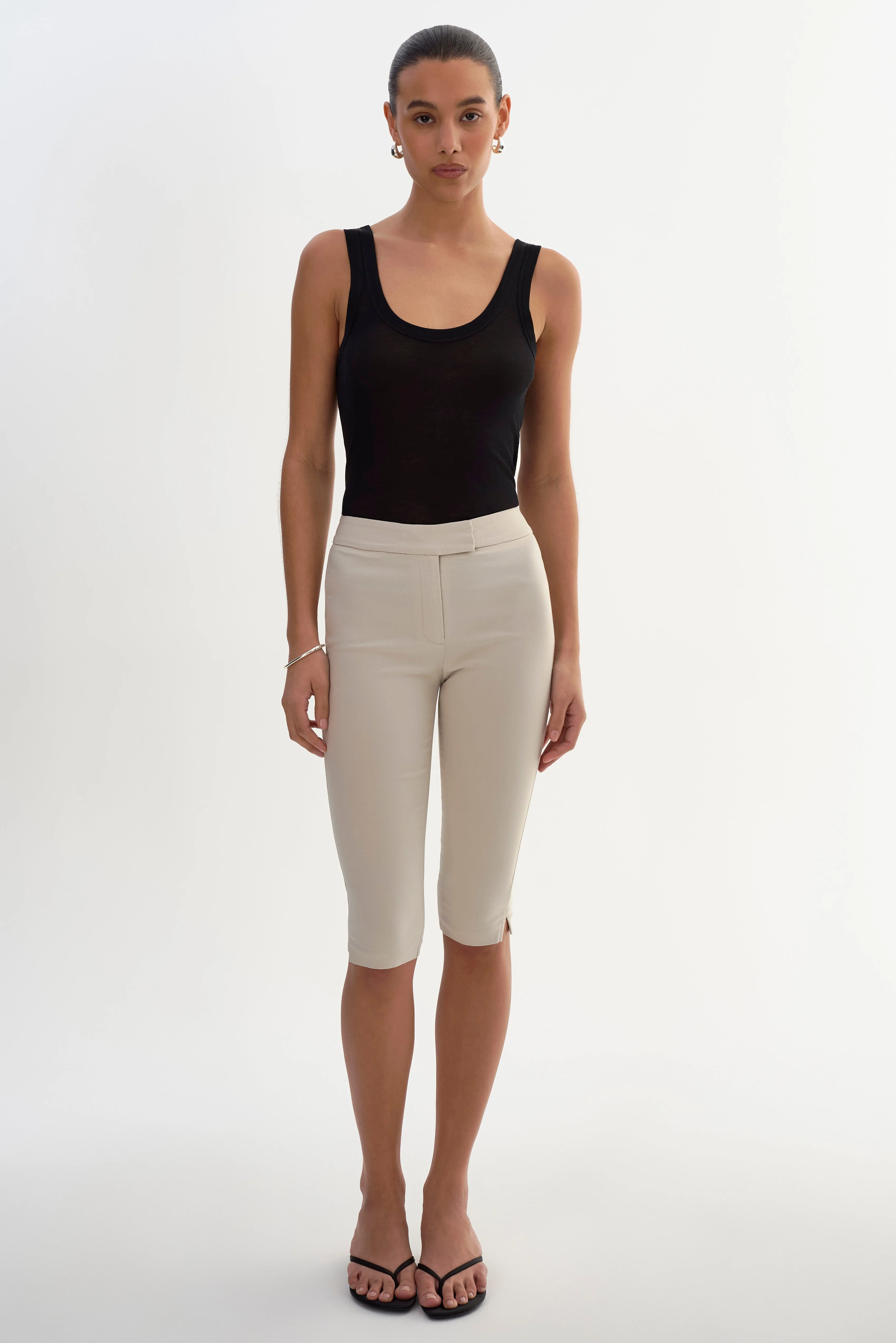 CELINE | Stretch Twill Capri - 1
