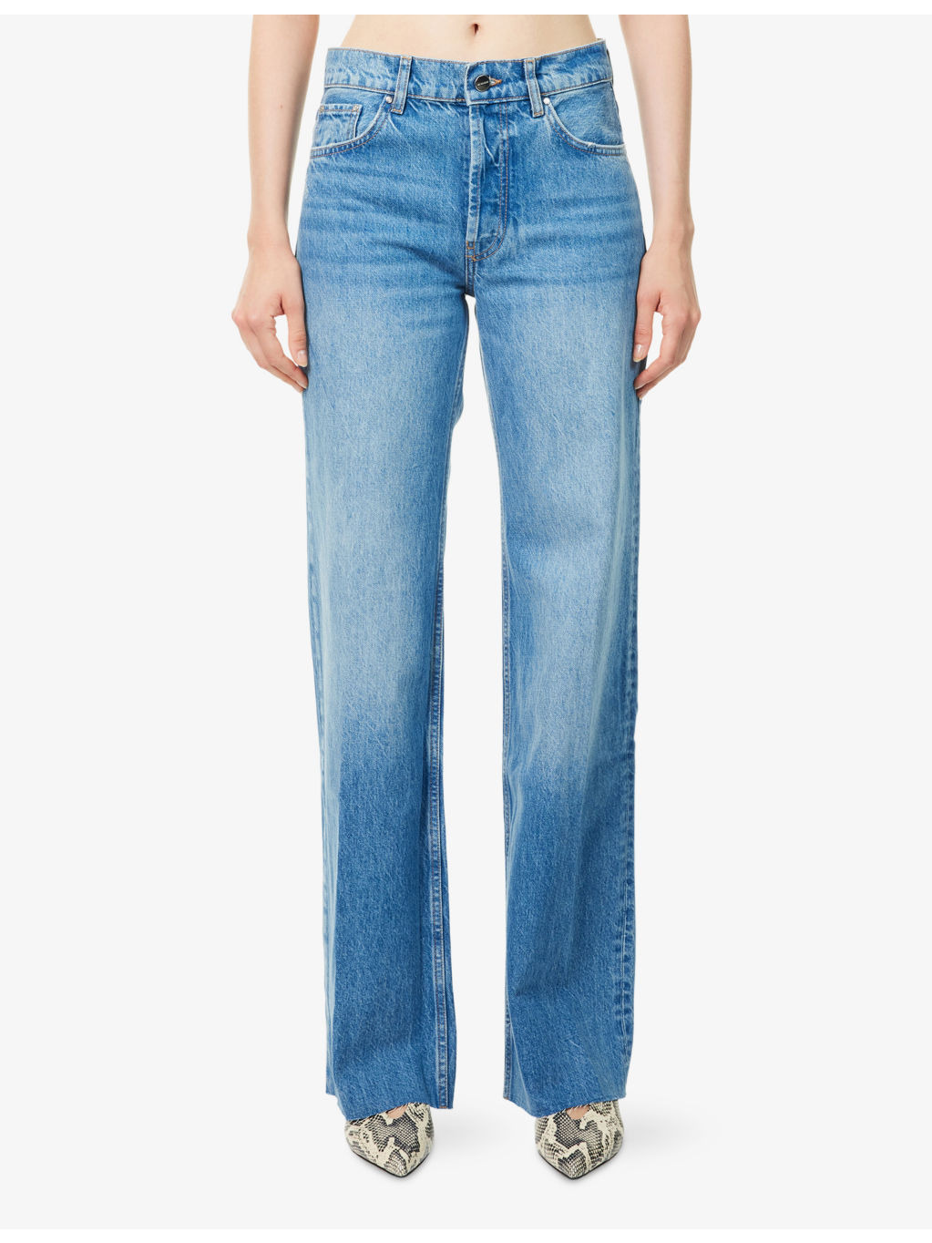 Hugh Wide-Leg Denim Jeans - 3
