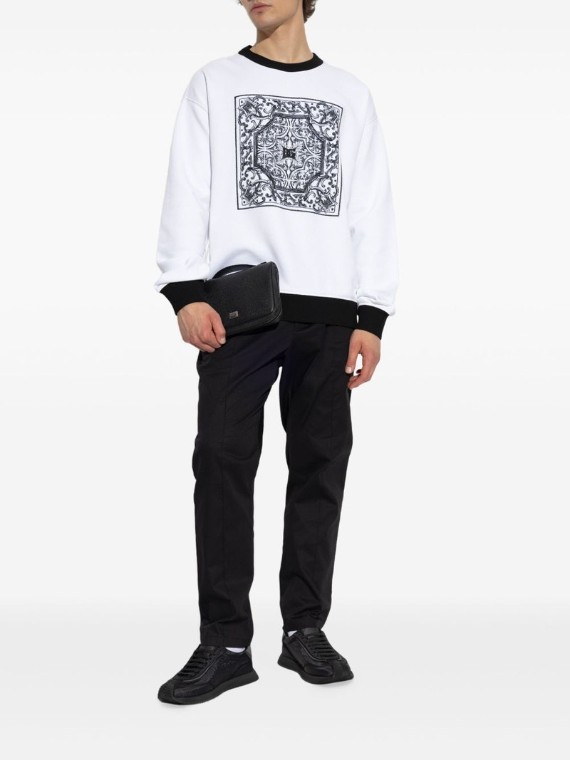 Dolce & Gabbana baroque-print sweatshirt outlook