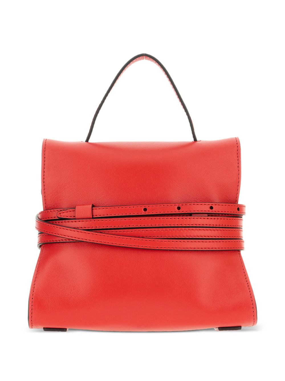 Tie Me leather tote bag - 2