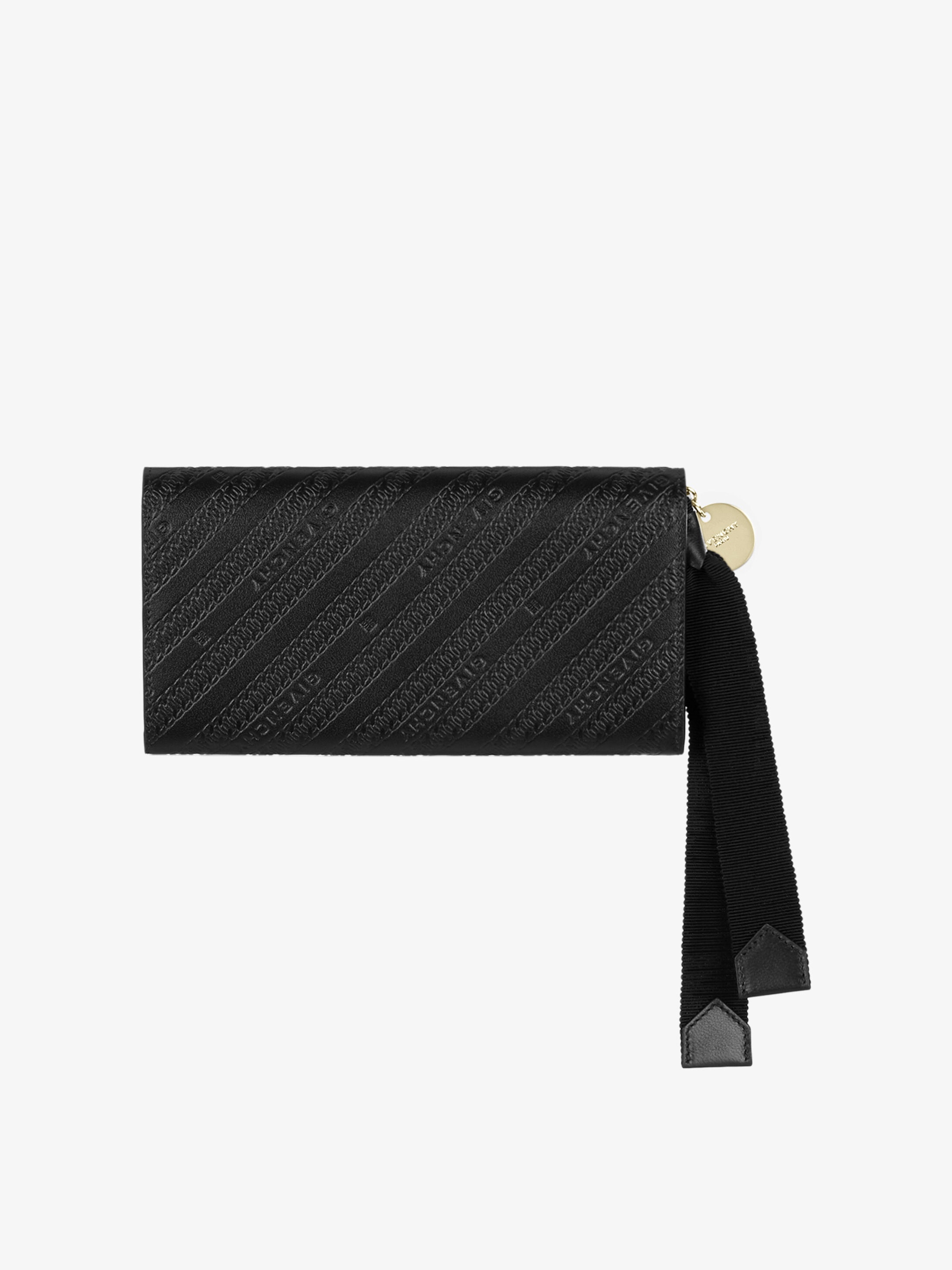 Long flap wallet in GIVENCHY chain leather - 3