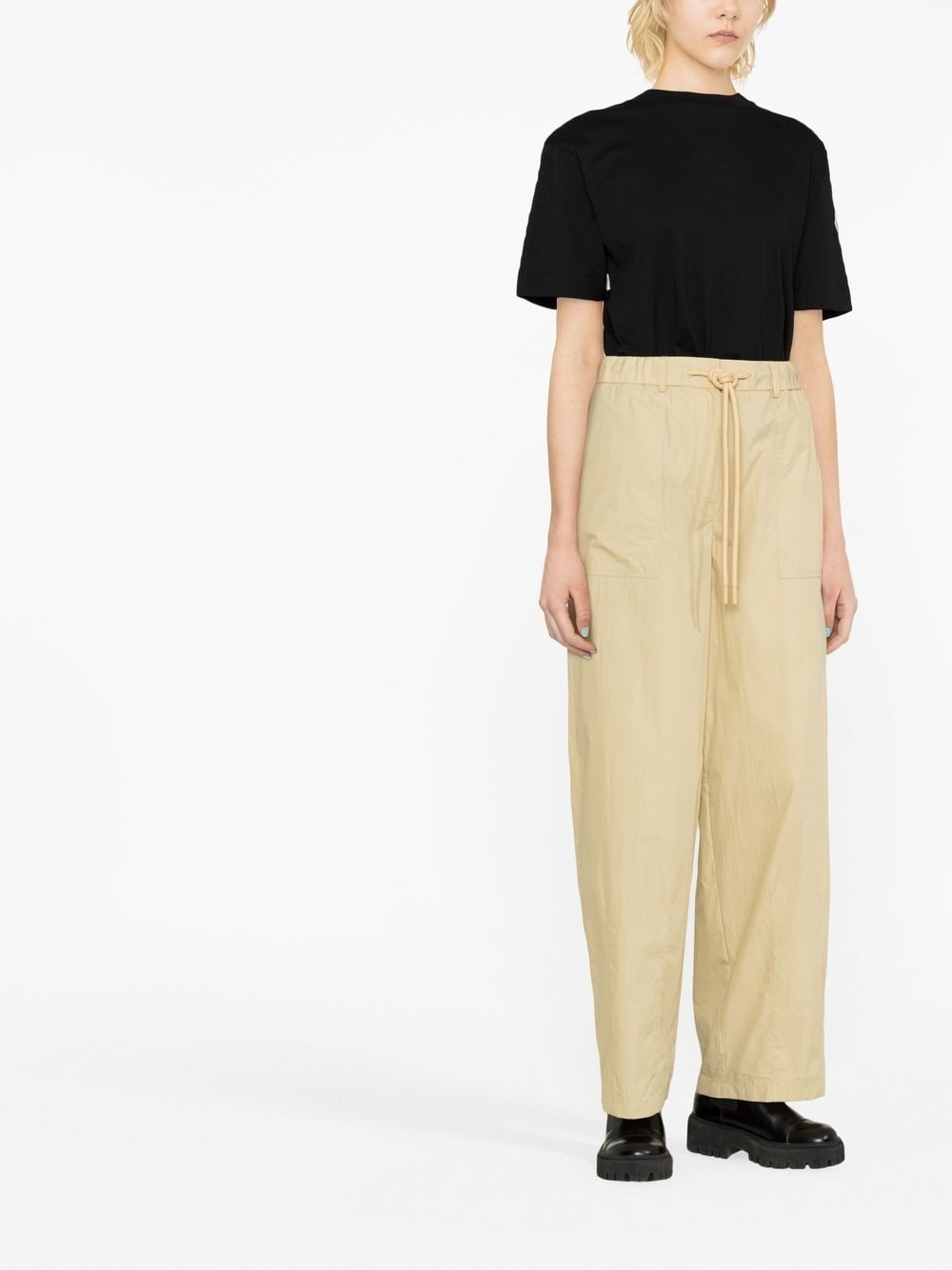high-waist tapered trousers - 2
