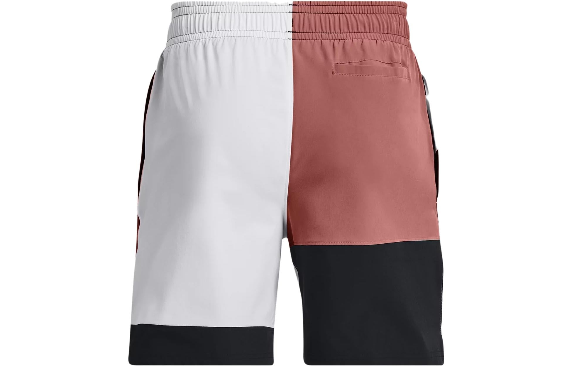 Under Armour Curry Woven 7 inch Basketball Shorts 'Black Pink White' 1377306-604 - 2