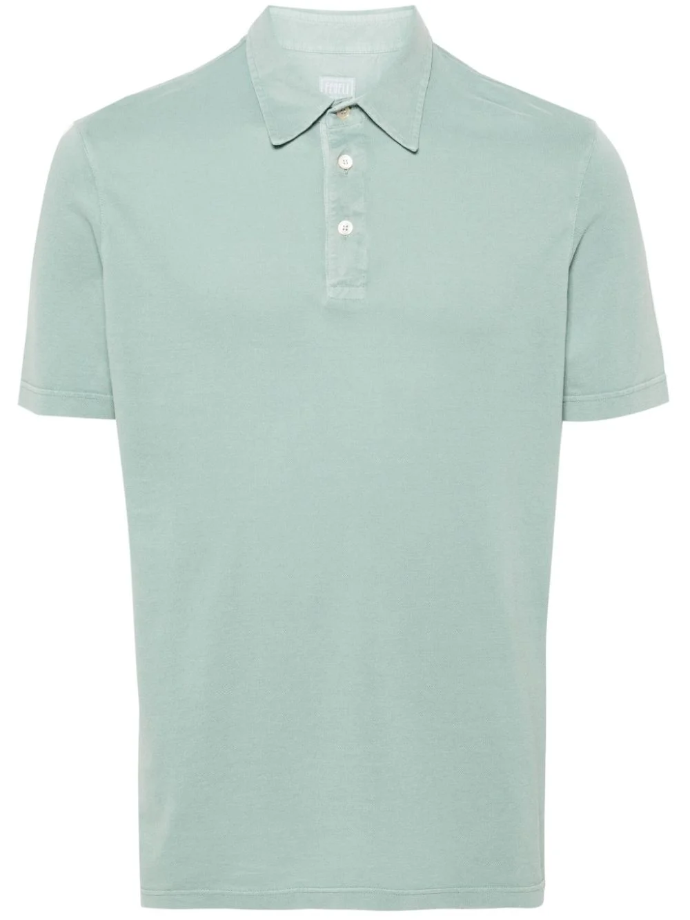 piqué-weave polo shirt - 1