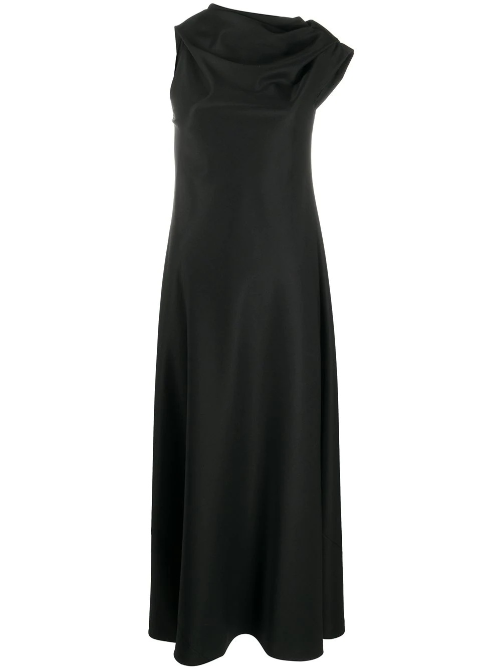 drape detail dress - 1