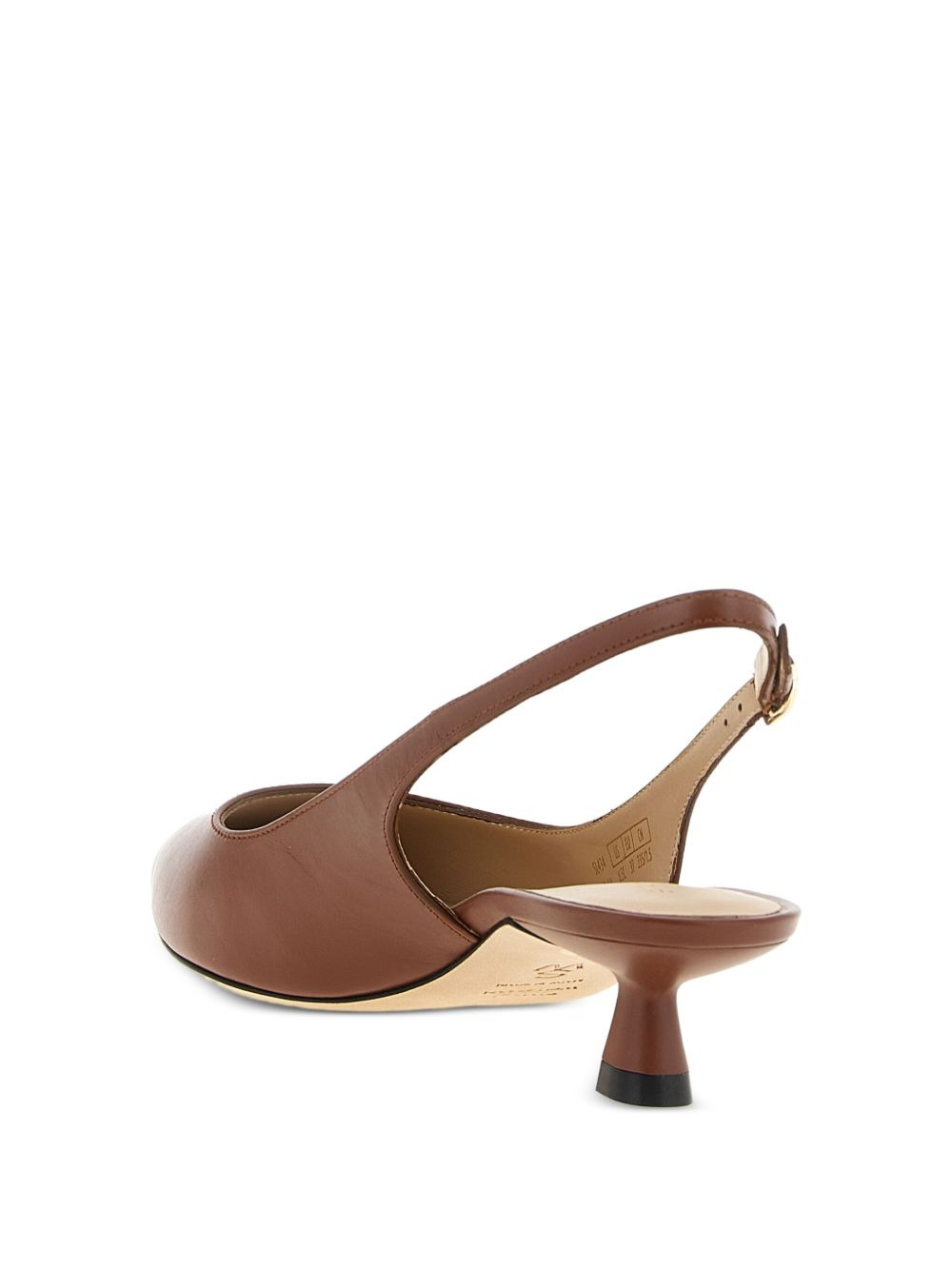 35mm Sculpt pointed-toe slingback pumps - 3