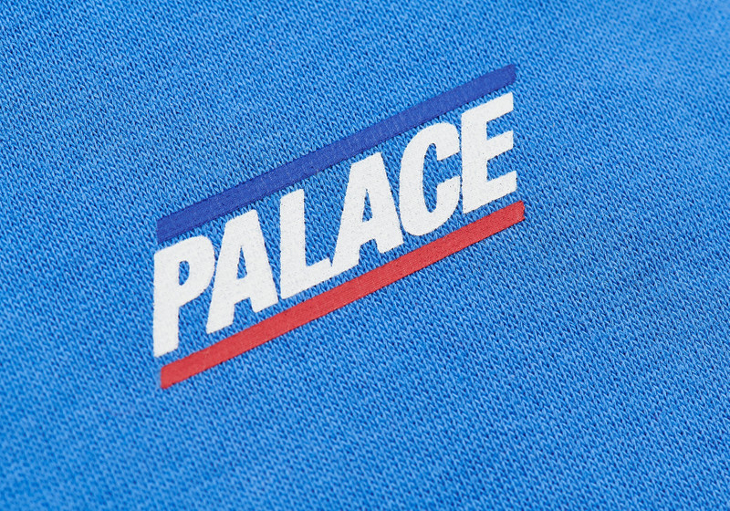 PALACE BASICALLY A ZIP HOOD PALATIAL BLUE outlook