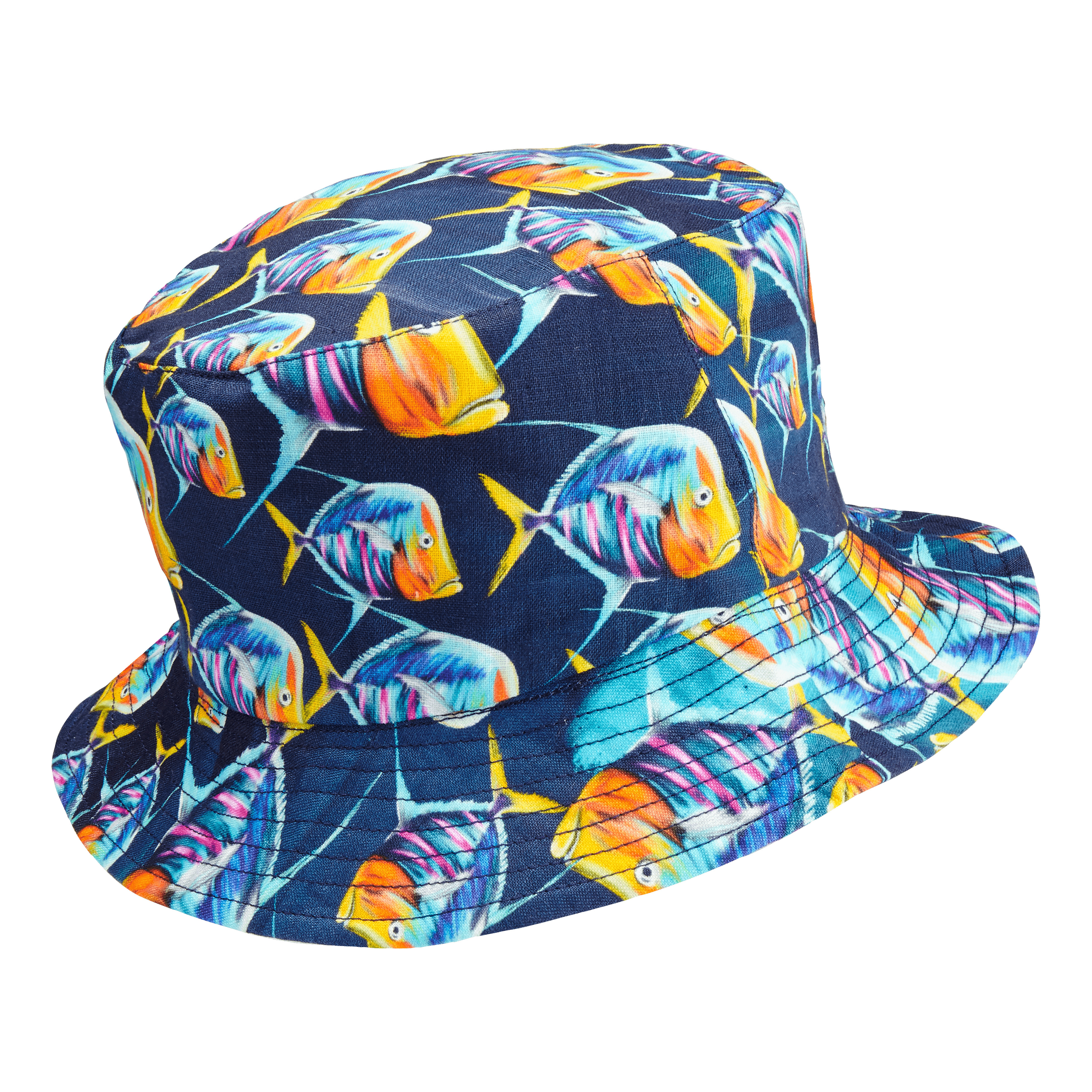 Unisex Linen Bucket Hat Piranhas - 2