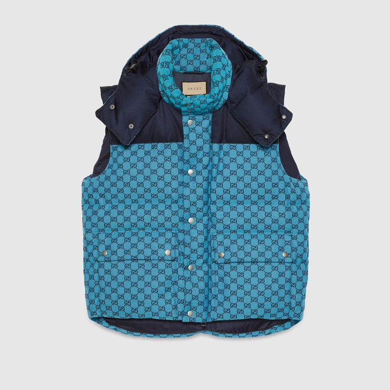 GG canvas down vest 1