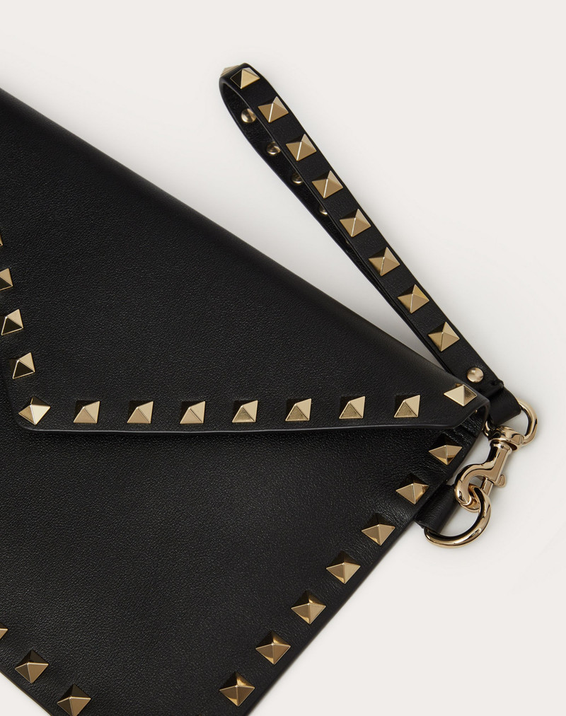Rockstud Calfskin Pouch 3