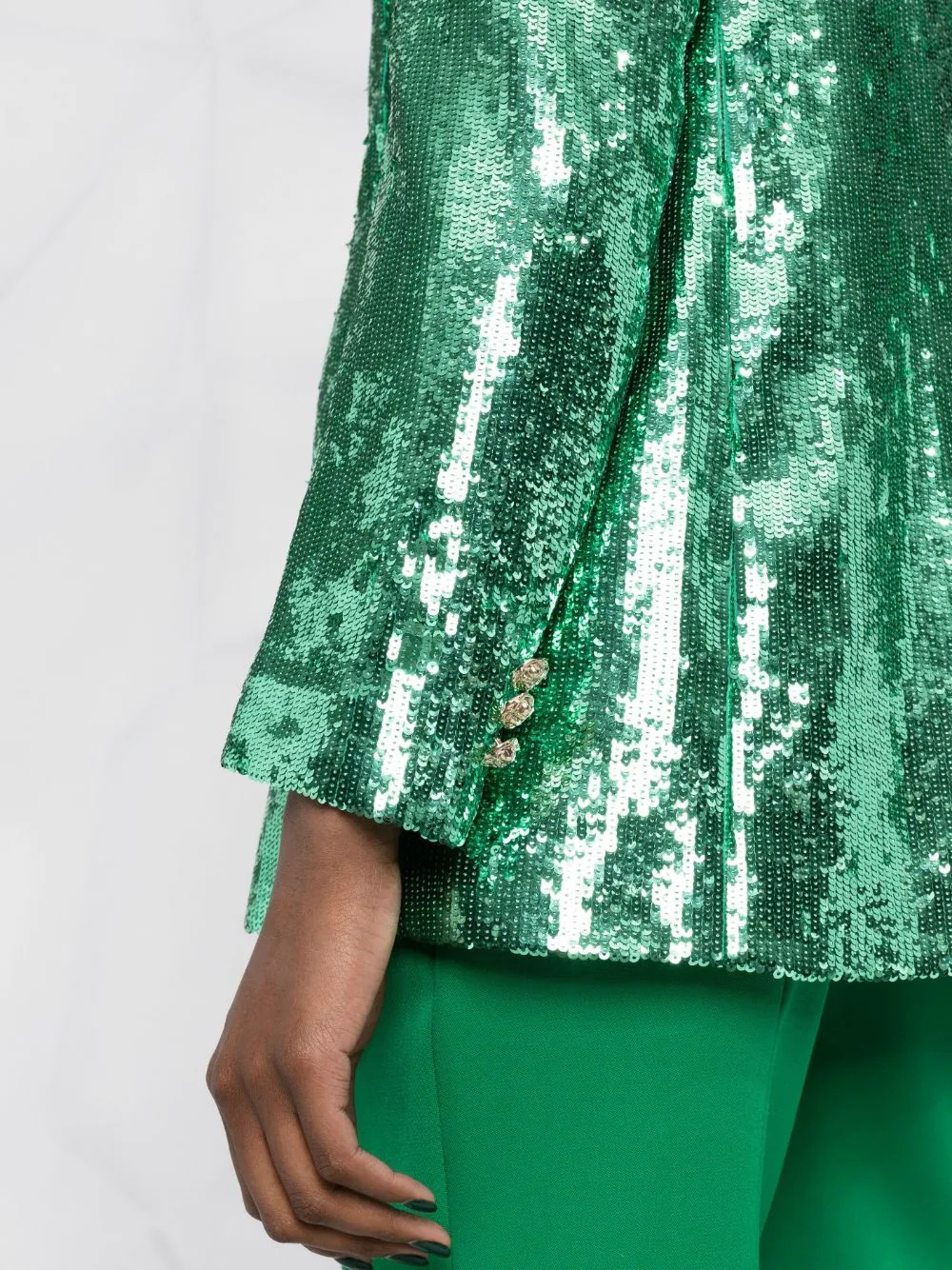sequin-embellished blazer - 3
