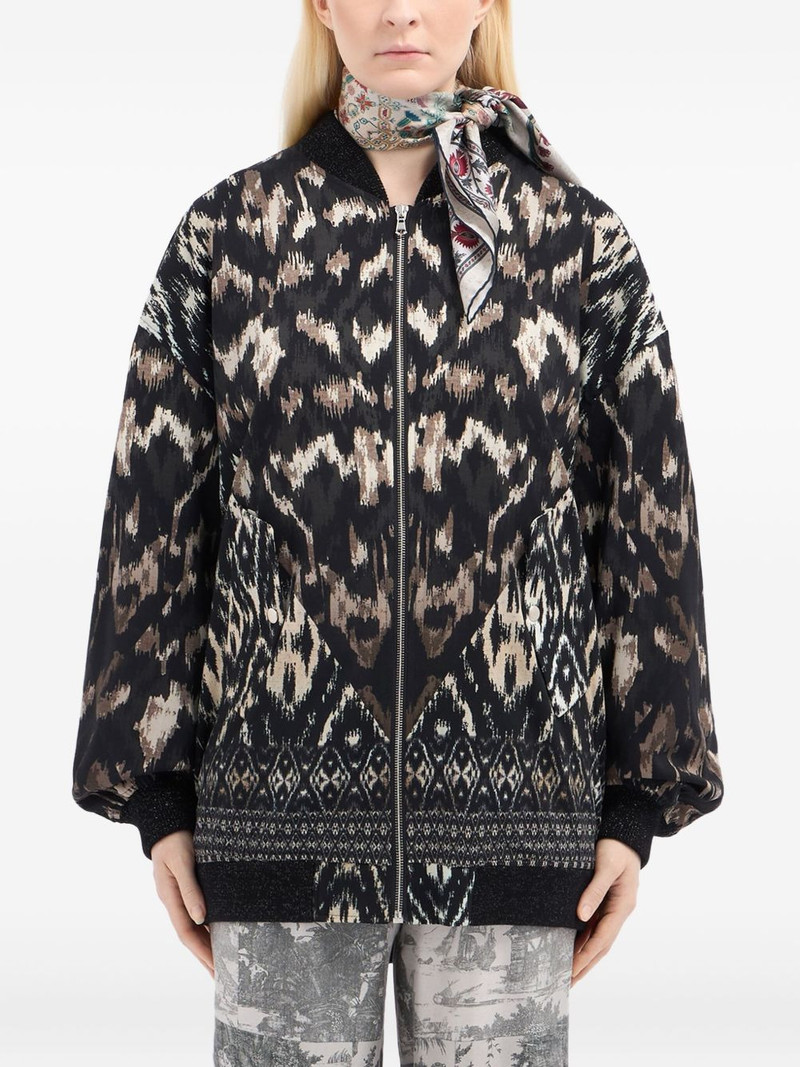 Pierre-Louis Mascia floral-pattern silk scarf outlook