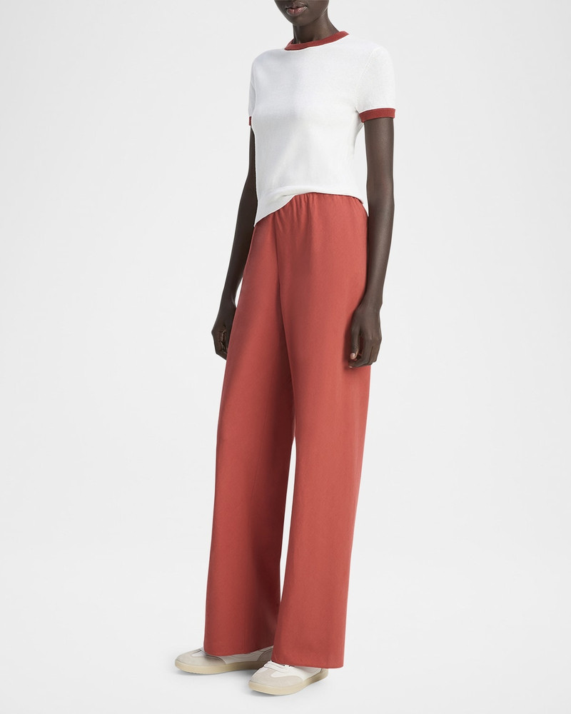 Vince High-Waist Cotton Bias Pants outlook