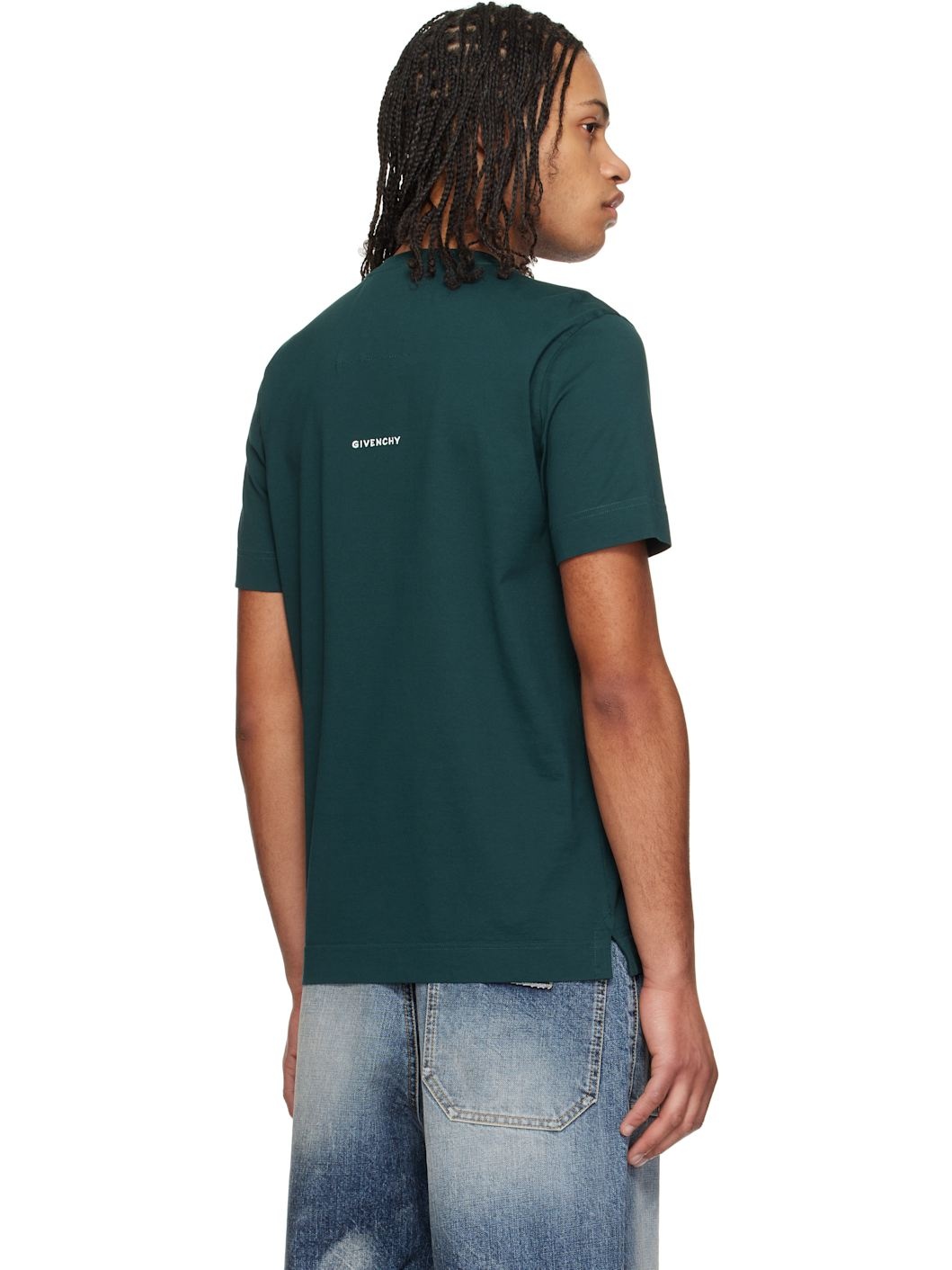 Green 4G Embroidery T-shirt - 3
