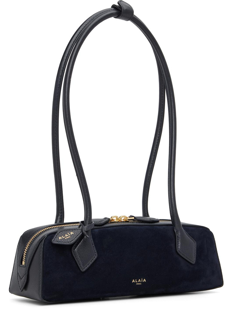 Alaïa Black 'Le Teckel' Small Bi-Material Bag outlook