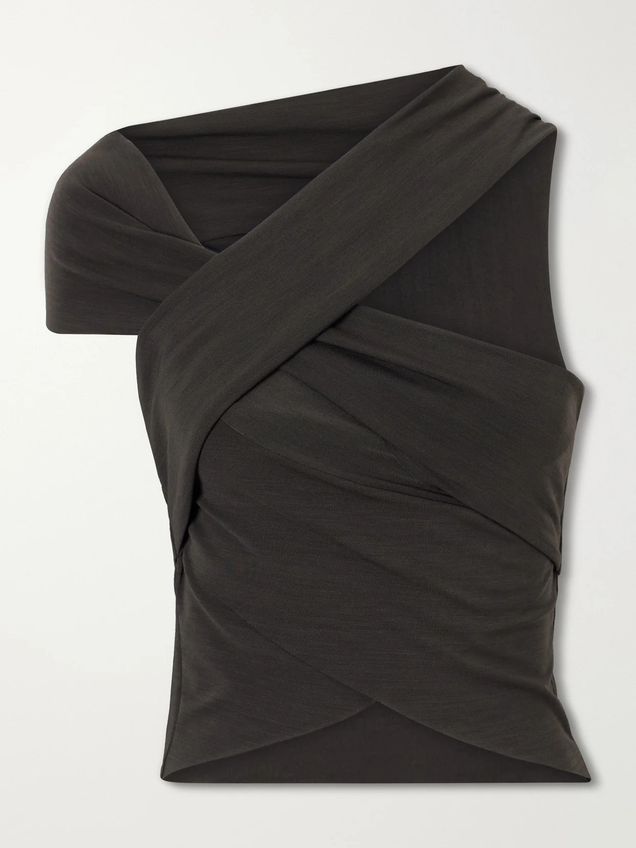 Myia Asymmetrical Crepe Blouse - 1