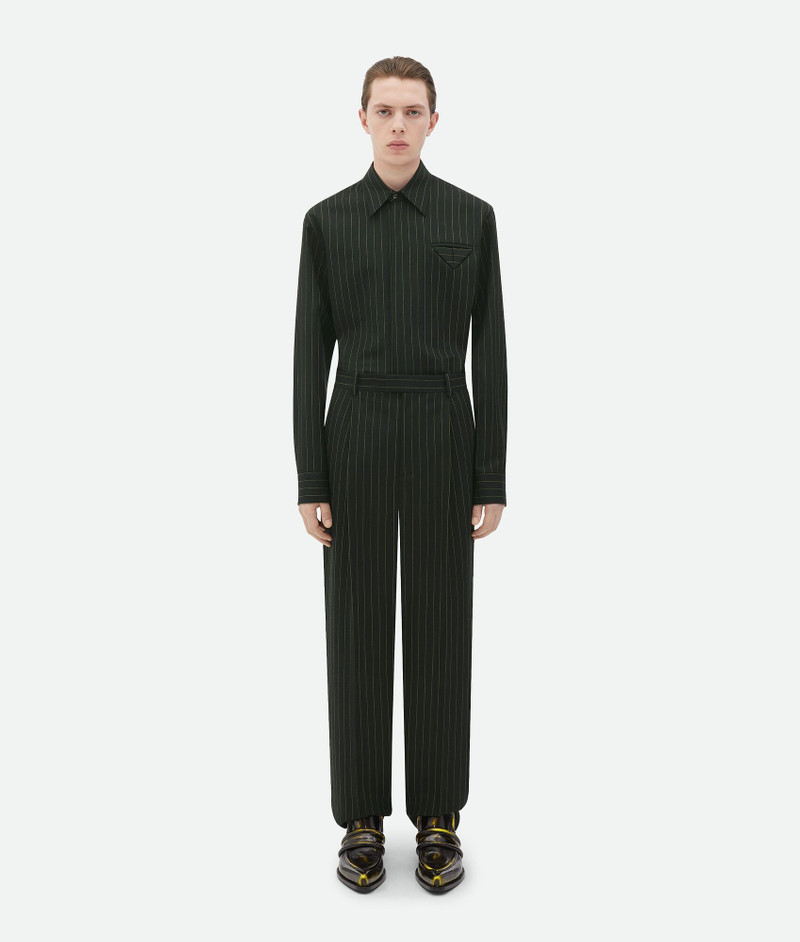 Wool Pinstripe Shirt 1