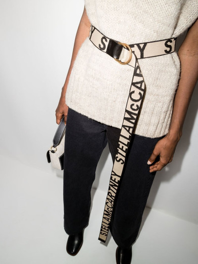 Stella McCartney recycled-polyester logo belt outlook