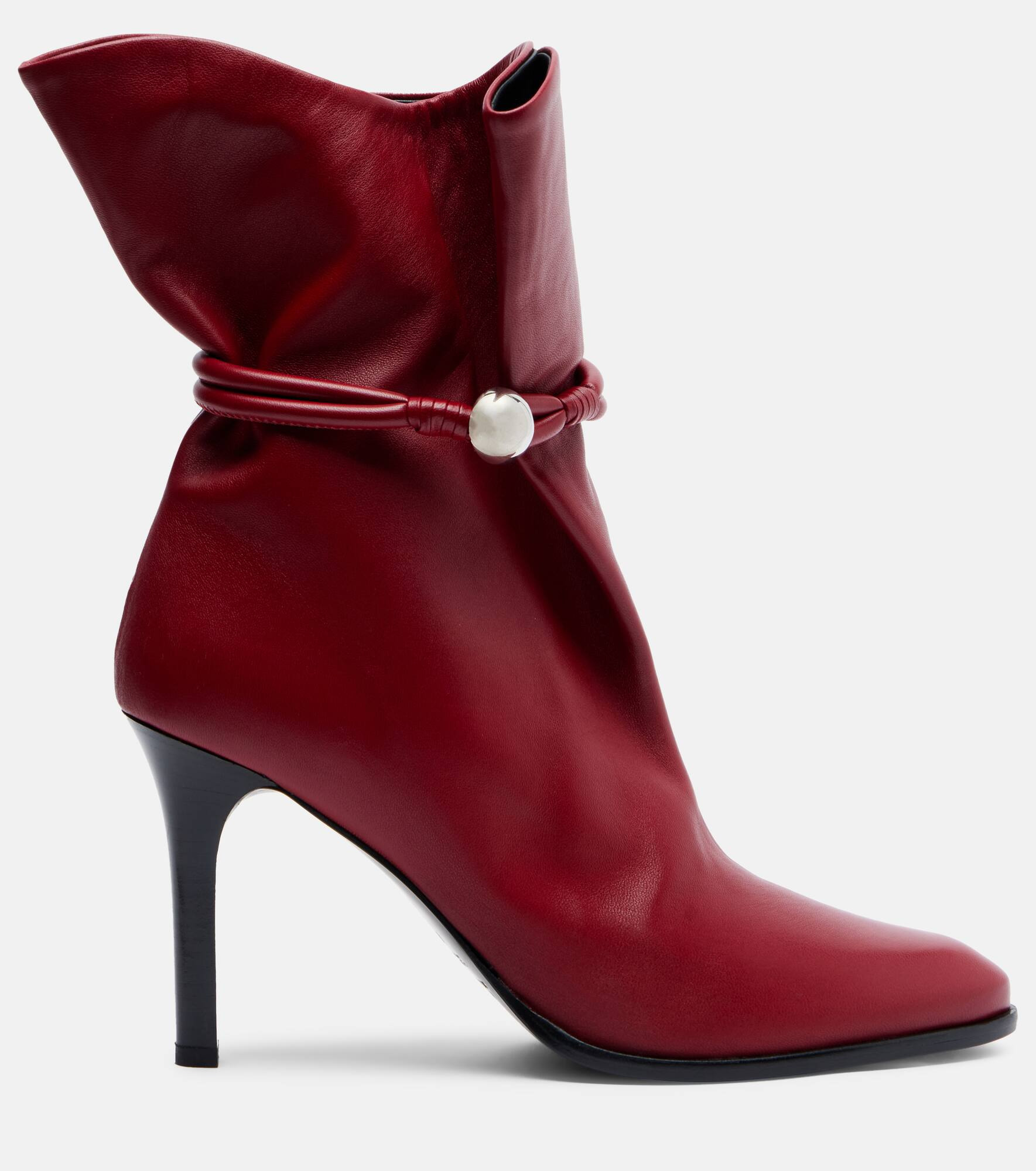 Lolya 90 leather ankle boots - 4