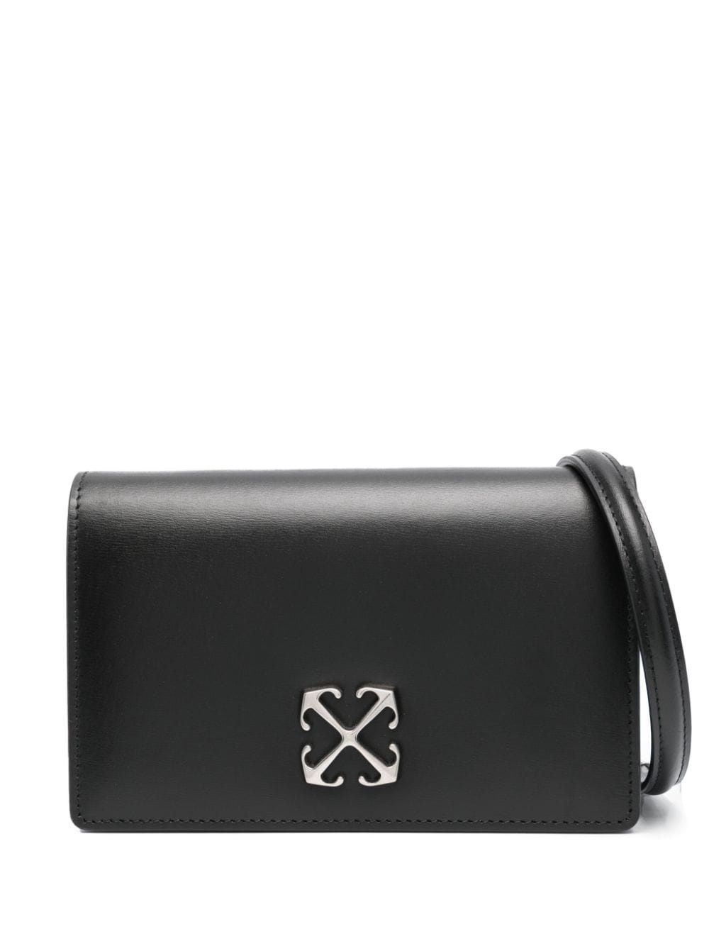 Arrows-motif leather cross-body bag - 1