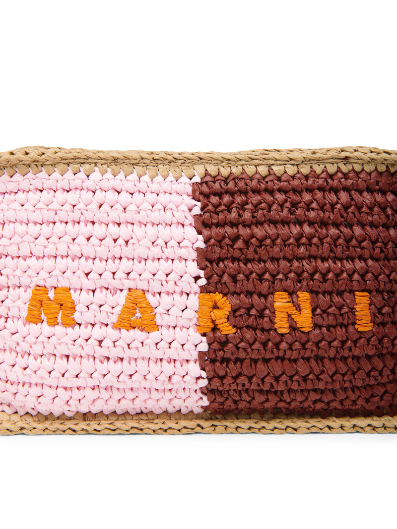 Men's Logo Woven Camera Bag - Pompei Wild Cherry Carrot Rose 5