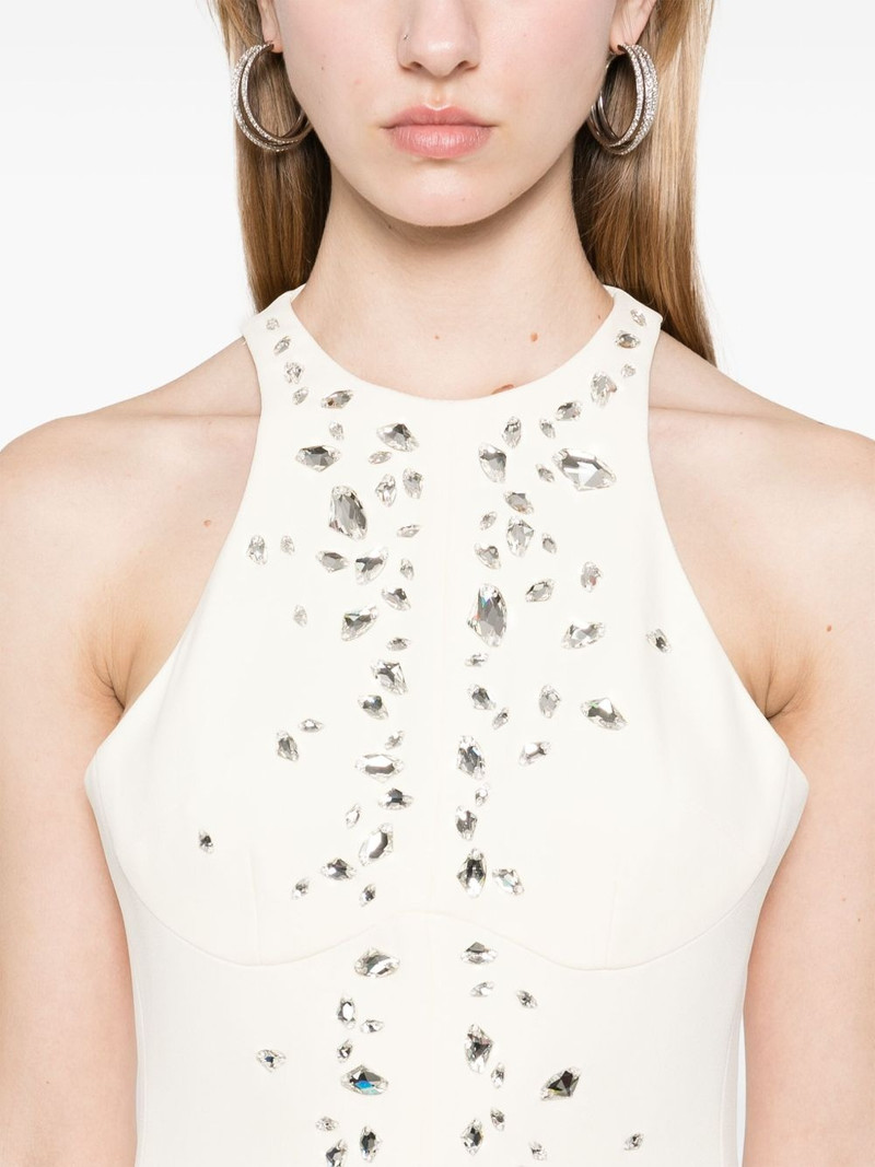 crystal-embroidered mini dress 5