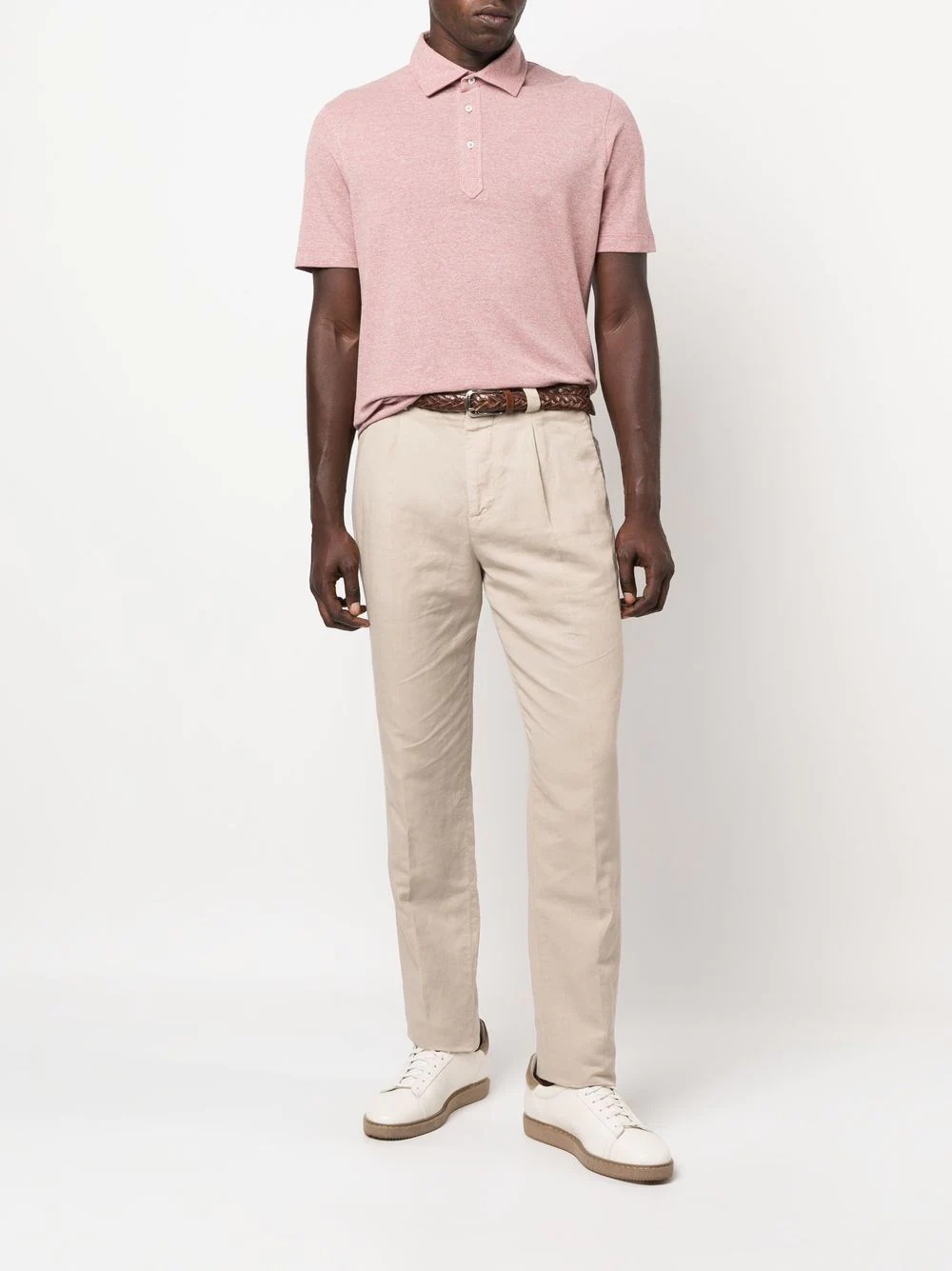 mid-rise straight-leg chinos - 2