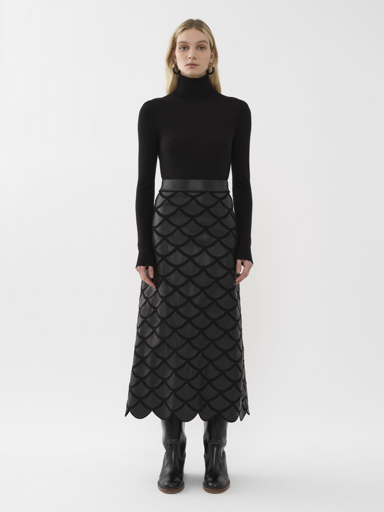 FLARED MAXI SKIRT - 2