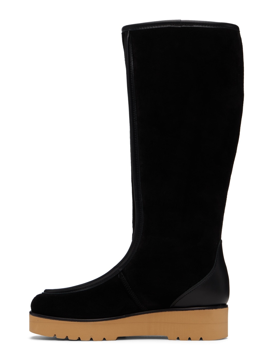 Black Shearling Tayna Boots - 3