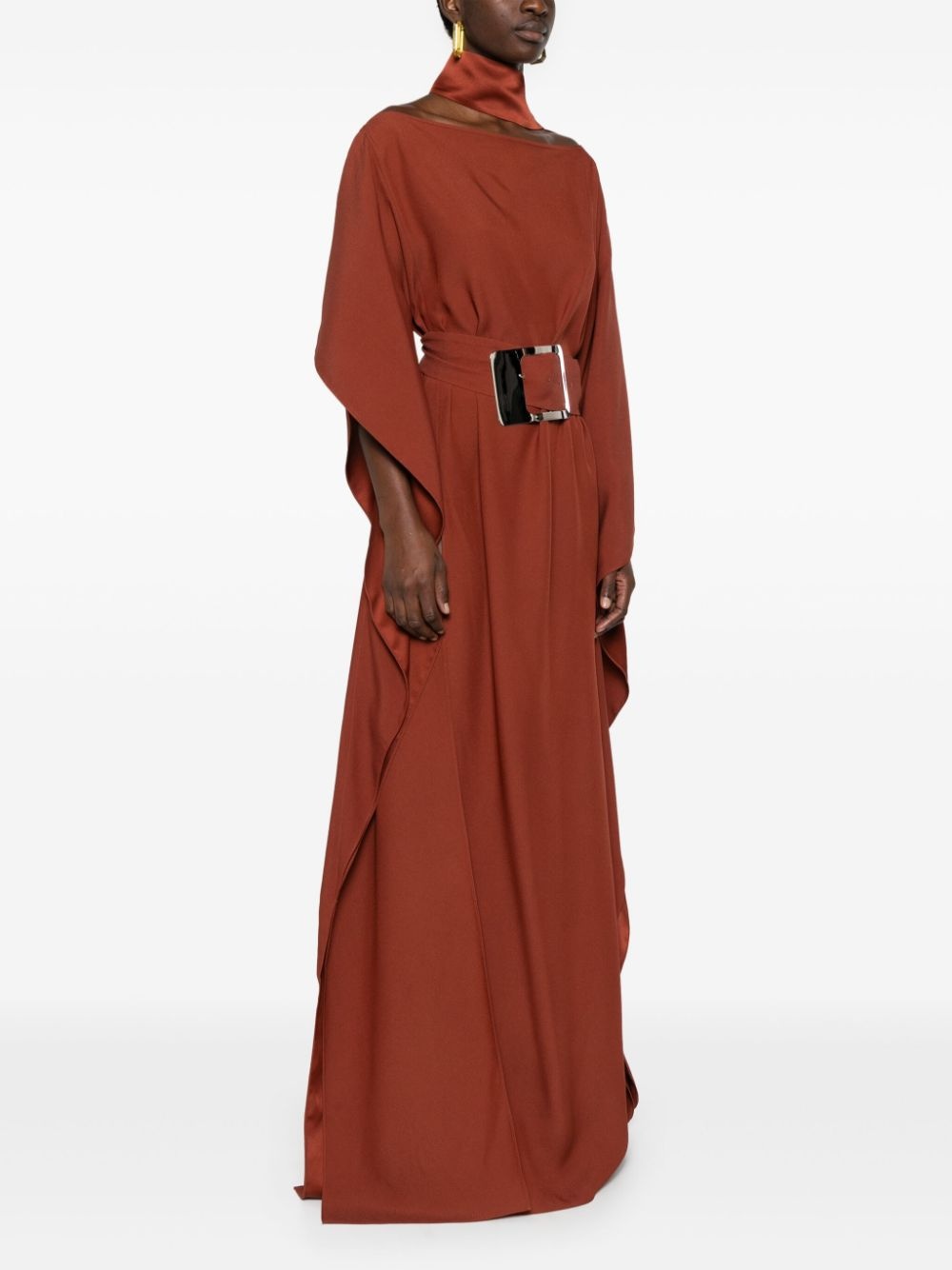 belted maxi dress - 3