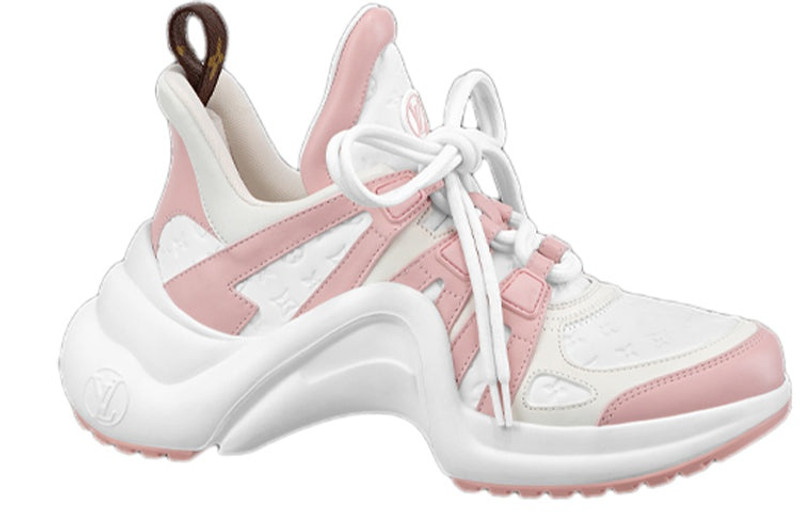 Louis Vuitton (WMNS) LOUIS VUITTON LV Archlight Sneakers 'White Pink' 1ABP74 outlook