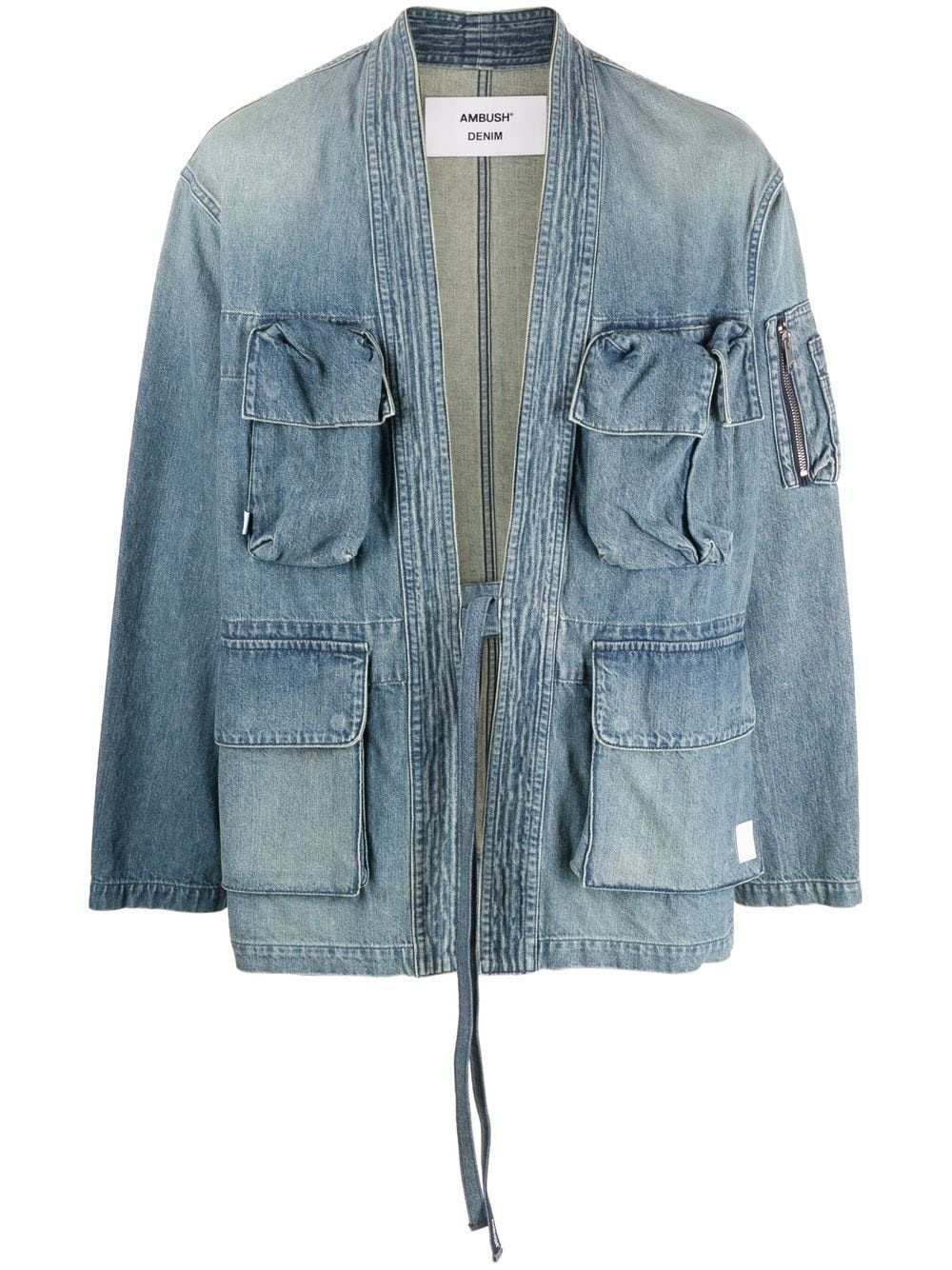 denim robe jacket - 1