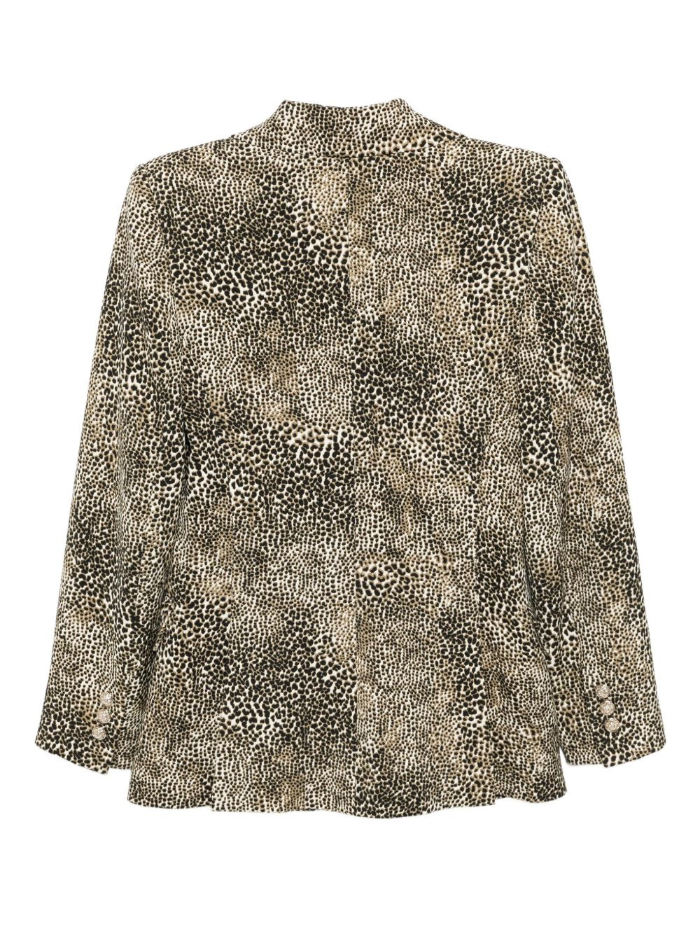 animalier-print blazer - 2