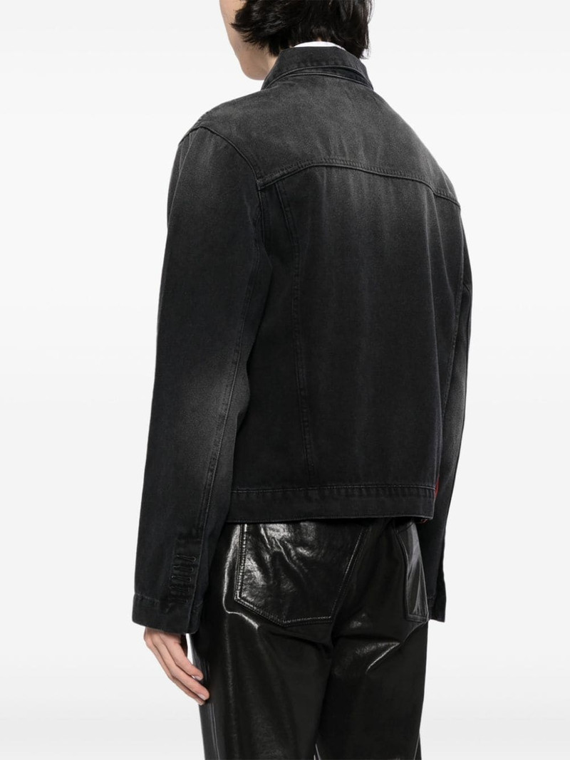 logo-patch denim jacket 4