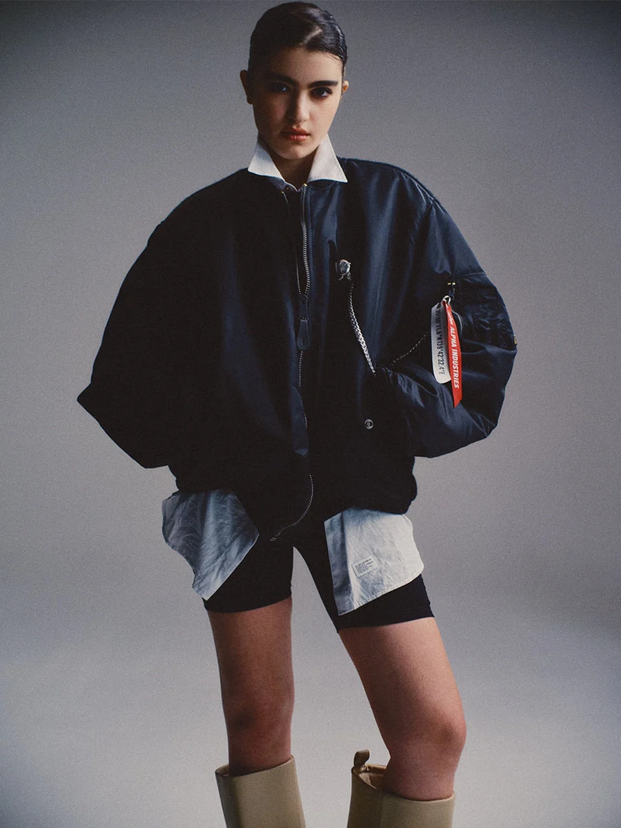ALPHA INDUSTRIES WTAPS X ALPHA MA-1 BOMBER JACKET - CJW55503C1