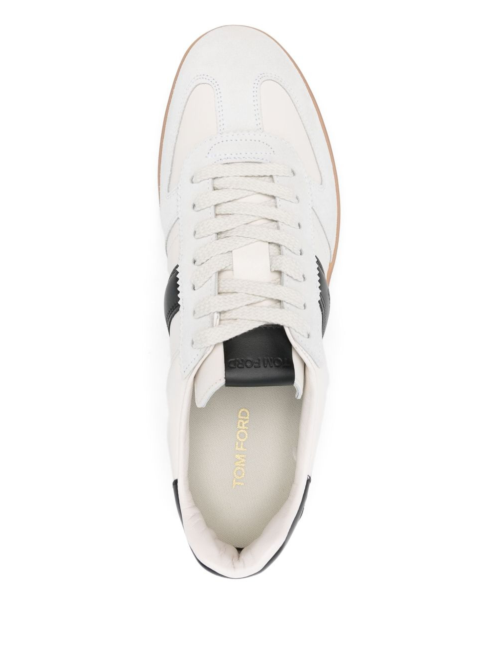 panelled sneakers - 4