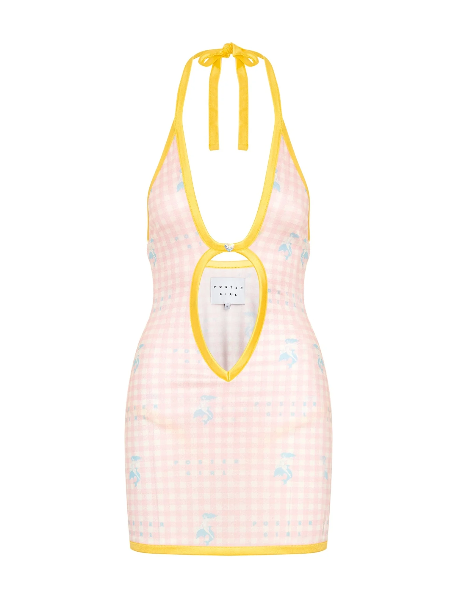 REGINA PLAYSUIT DRESS SUNSHINE GINGHAM - 1