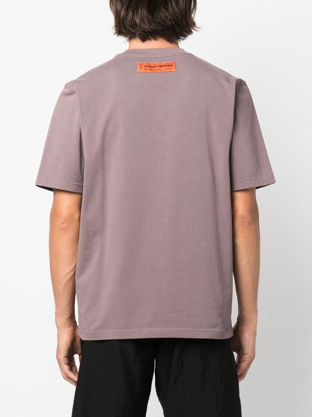 embroidered-logo crew neck T-shirt - 4