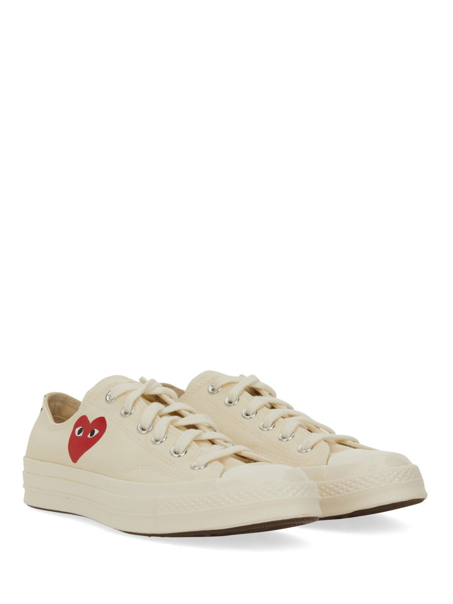 CHUCK TAYLOR 70 COTTON CANVAS SNEAKER WITH SMALL RED LOGO - 2