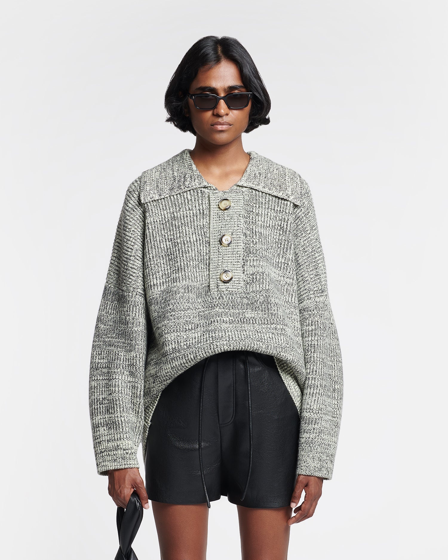 Cashmere-Blend Mouline Sweater - 6