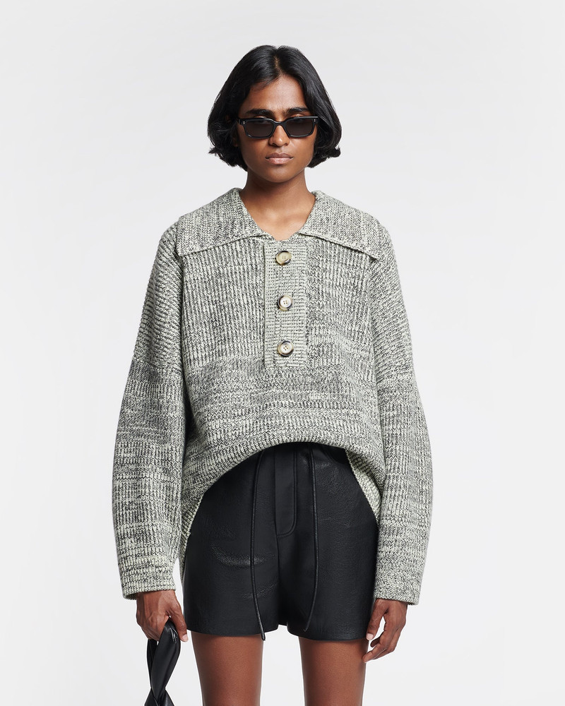 Cashmere-Blend Mouline Sweater 6