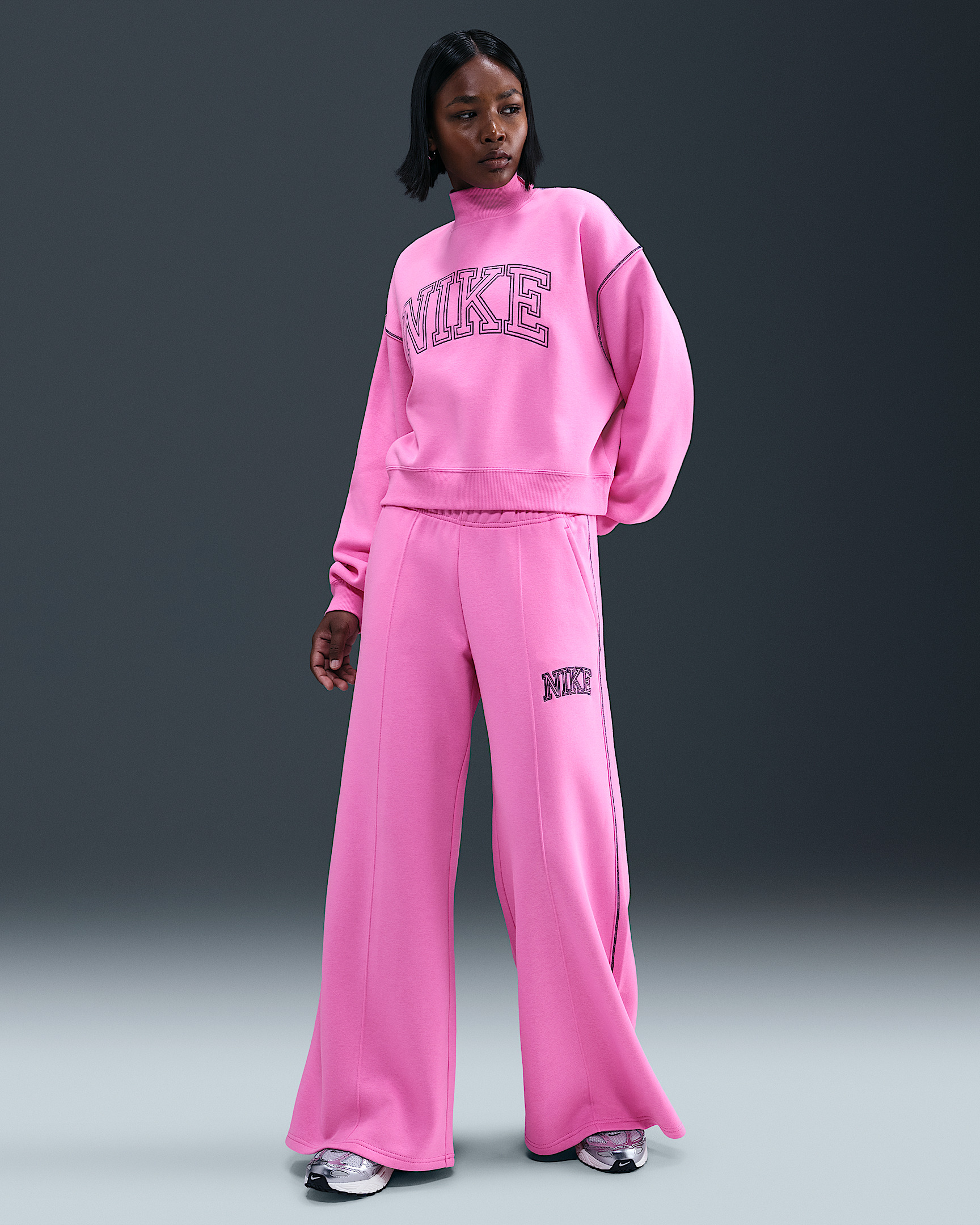 Nike Sportswear Phoenix Fleece Women's Mock-Neck Sweatshirt - 4
