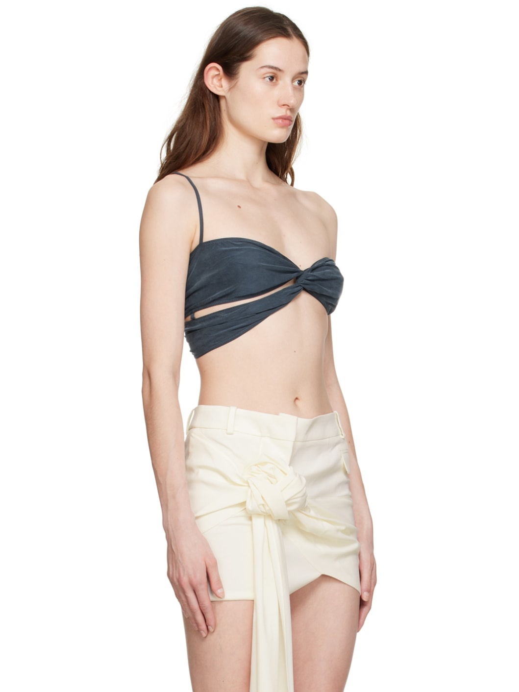Navy 'Le Bandeau Espelho' Tank Top - 2