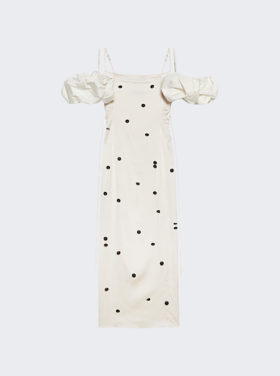 La Robe Choucho Dress Off White And Black Dots - 1