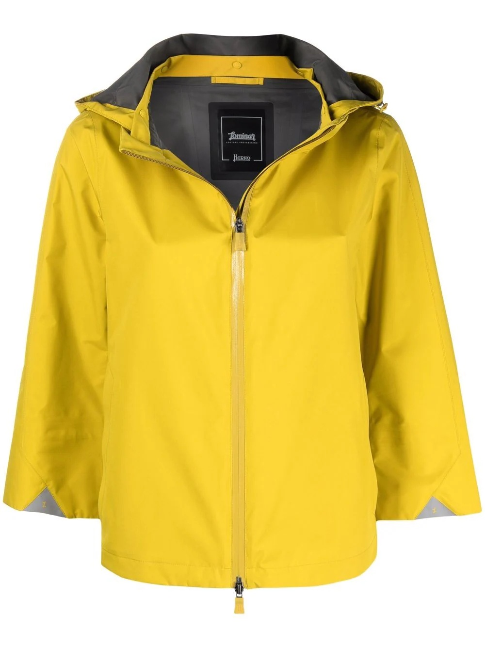 cropped hooded jacket - 1