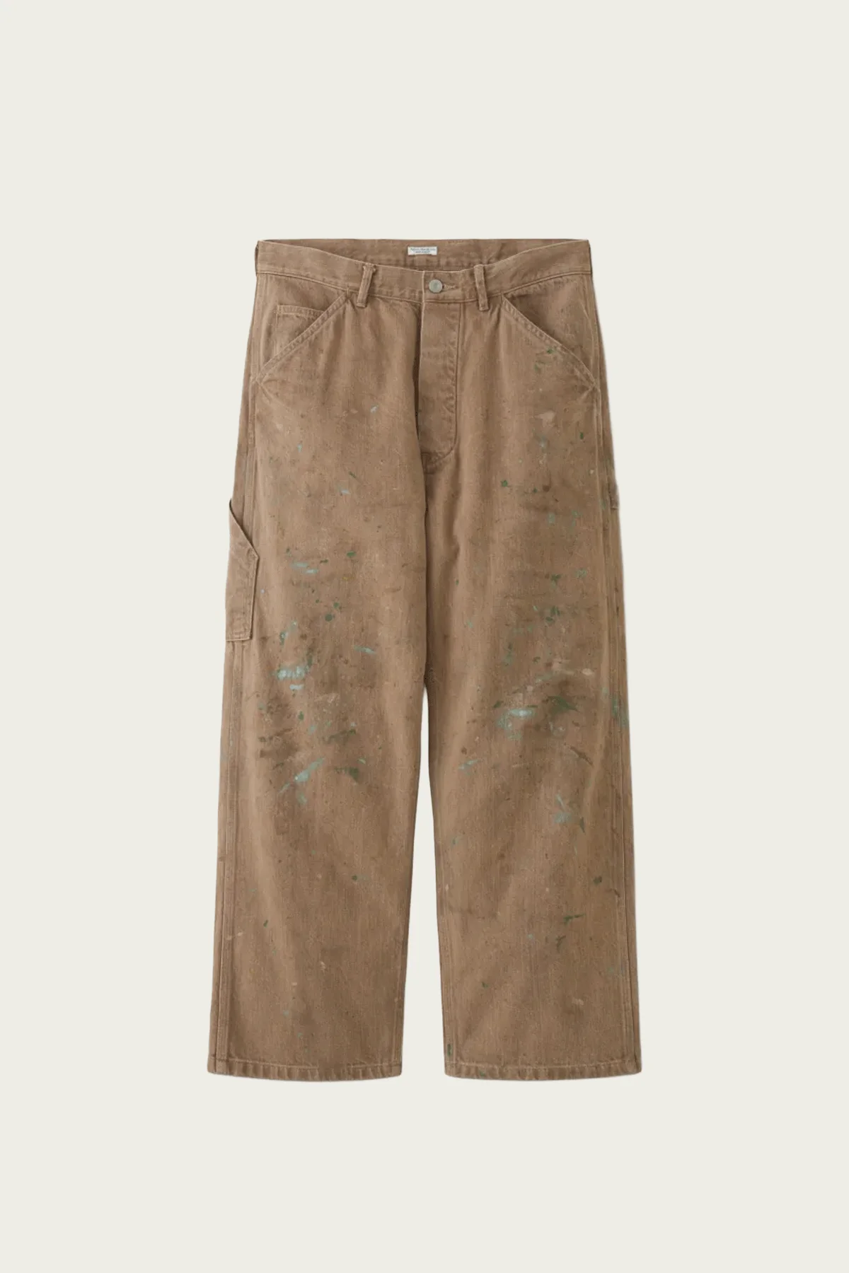 Denim Painter Trousers - Brown (Painted) - 1