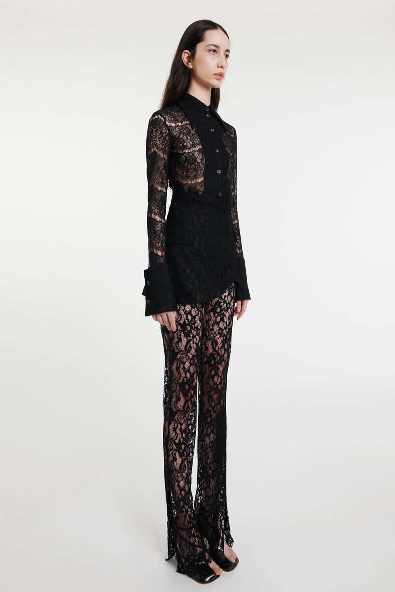 LACE BASQUE 트리머 블랙 3