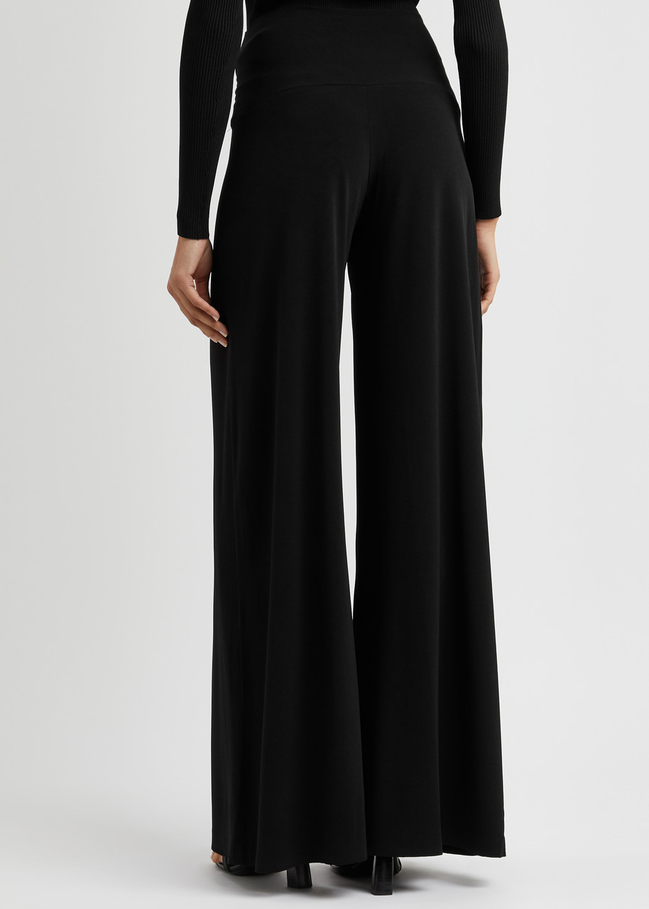 Elephant wide-leg stretch-jersey trousers - 3