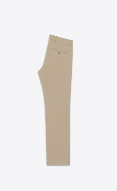 SAINT LAURENT chino pants in stretch cotton outlook